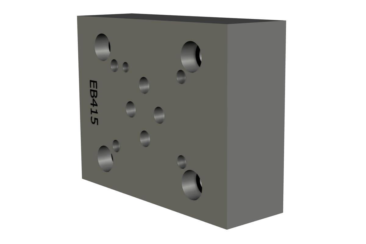 Hydraulik Ventilblock EB415 (redukcja NG10->NG6) | Hydraulik-Anschlussblock