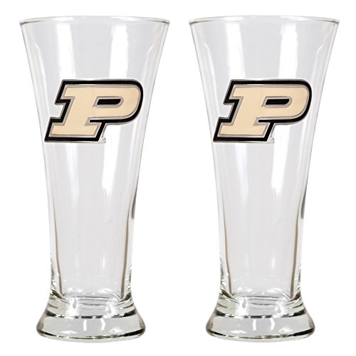 Great American Products NCAA Two Piece 19-Ounce Pilsner Glass Set