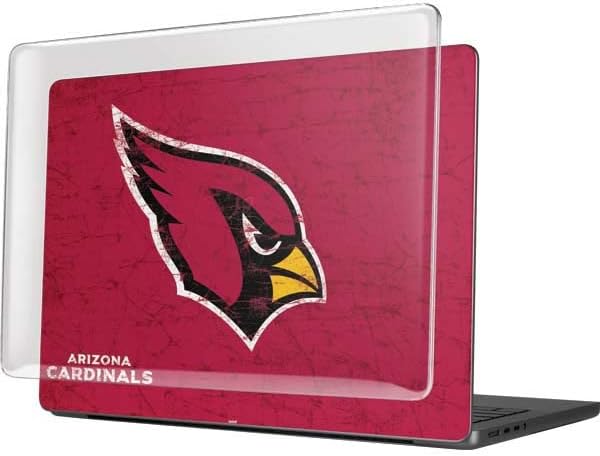 Skinit Case + Skin Compatible with MacBook Pro 14in (2021) - Officially Licensed NFL Arizona Cardinals Distressed Design