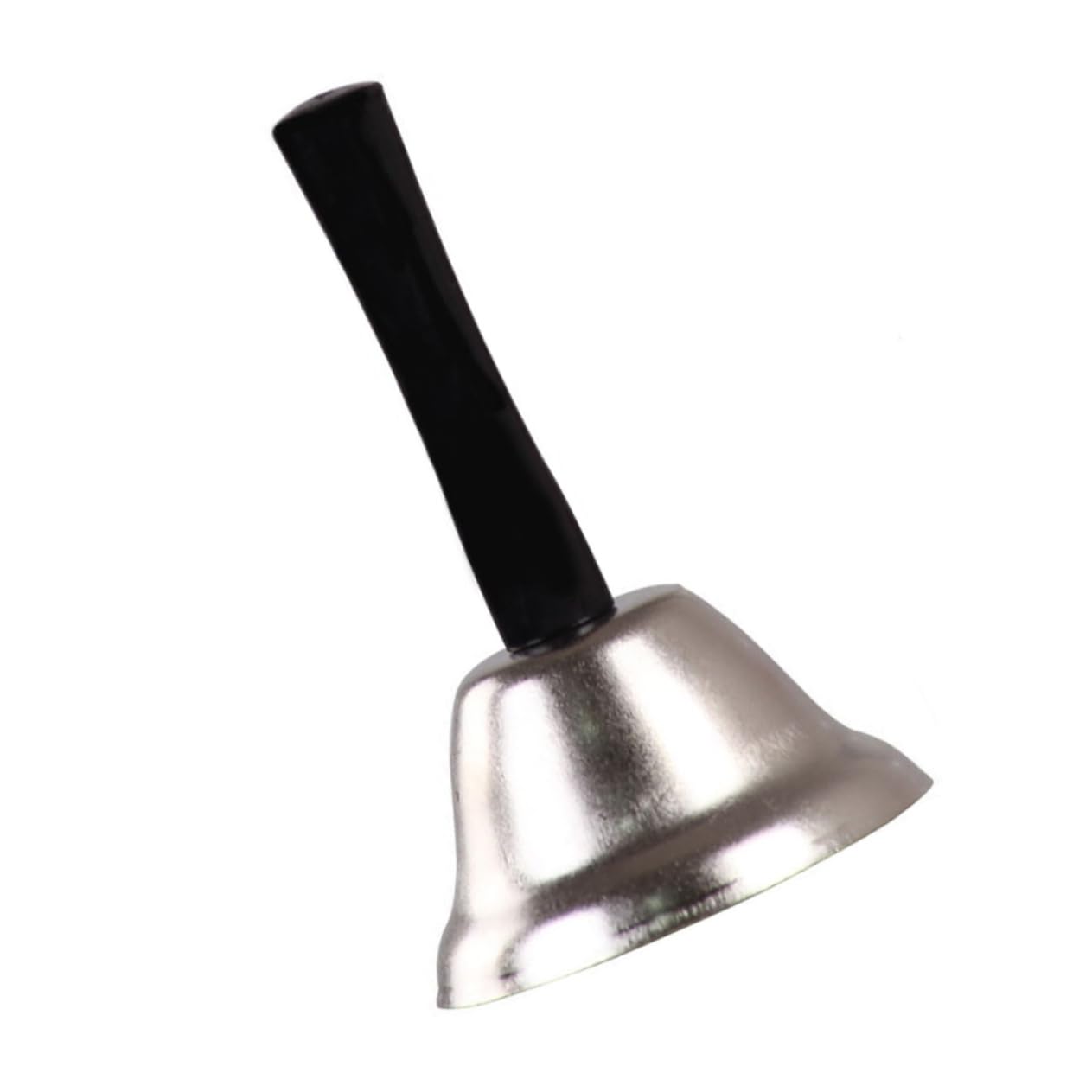 FUNOMOCYA Handheld Metal Bell with Wooden Handle Ringing Service Bell for Classroom Hotel Kitchen and Parties Sound Easy to Use Unique Design