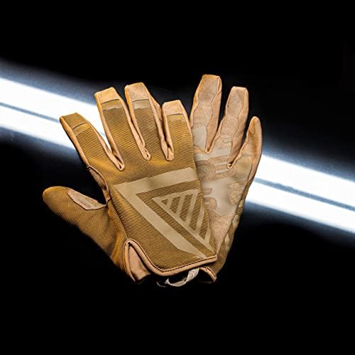 Glove Station The Impulse High Dexterity Shooting Gloves, Touchscreens Compatible, Lightweight Design Extra Snug Fit for Men Outdoor Sports Airsoft Utility, Tan, X-Large - 2