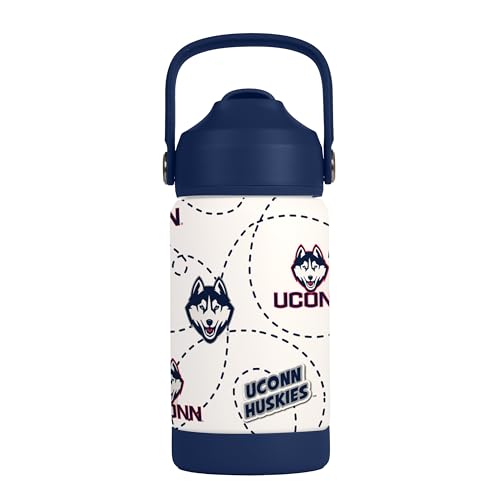 Image of Logo Brands NCAA Mascot Stainless-Steel Kids Bottle -Soft Silicone Mouthpiece, Easy To Carry, Kid-Friendly Design- Great For School & On-The-Go
