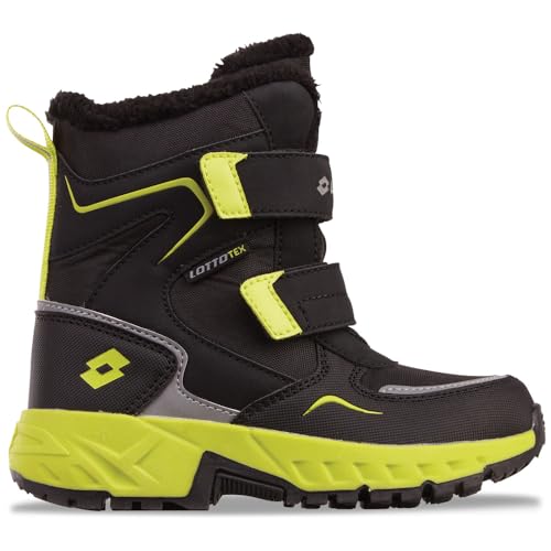 Lotto Unisex Kinder Alstyne Tex K Halblange Stiefel, Black Lime,...