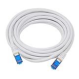 QualGear RJ45 Cat 7 Ethernet-Patchkabel, 10 Gpbs Hochgeschwindigkeitskabel, 600 MHz...