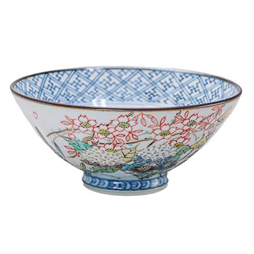 Amazon | 清水焼 京焼き 単品 大 ご飯茶碗 1客 紙箱 京の四季 MK-LS