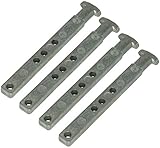 WRS 4-Hole Die Cast T Shaped Pivot Bar - 4 Pack
