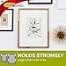 Command Medium and Large Picture Hanging Strips, Damage Free Hanging Picture Hangers, No Tools Wall Hanging Strips for Living Spaces, White, 4 Medium Pairs and 8 Large Pairs
