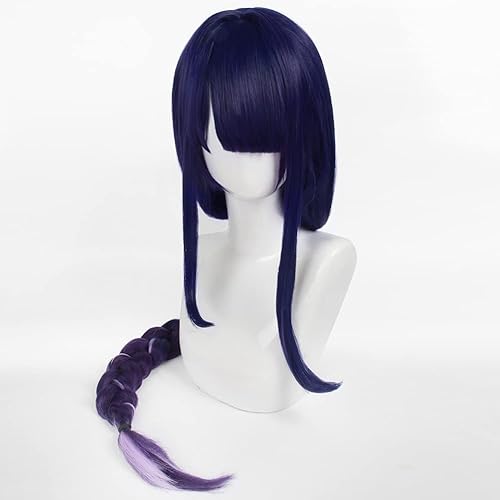 Vista 7 de Peluca Lumine, Genshin Impact Lumine Cosplay peluca con gorra de peluca