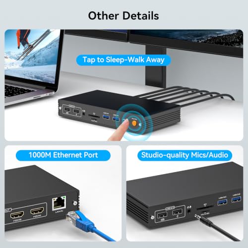 4K professional laptop docking station