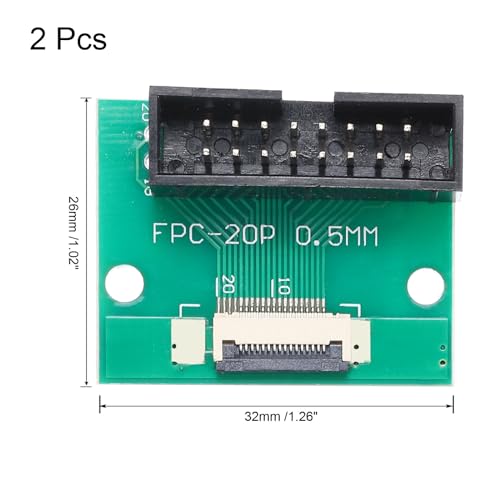MECCANIXITY conector FFC/FPC 16 pines adaptador PCB miniatura 2
