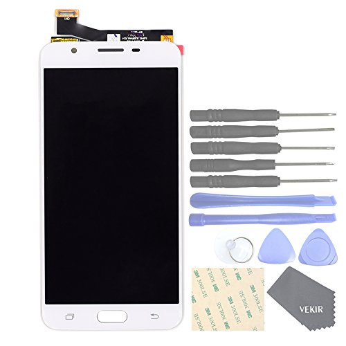 VEKIR Touch Display Digitizer Screen Replacement for Samsung Galaxy J7 Prime(2016) G610 G610F G610M G610Y(White)