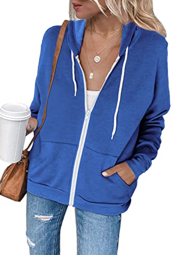 Uusollecy Damen Sweatjacke Hoodie Sweatshirtjacke Pullover Oberteile...