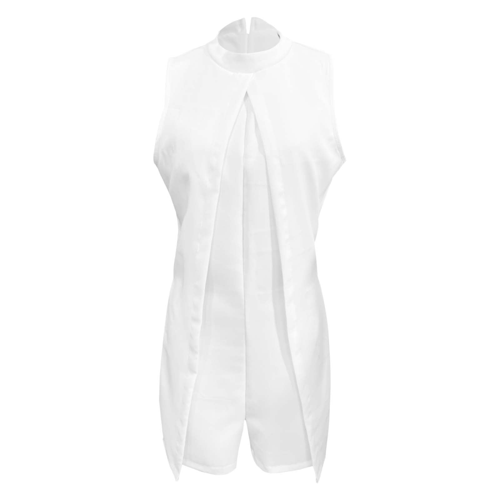 Combinaison Été Femme, Jumpsuit sans manches tenue décontractée idéale au quotidien la maison le printemps l'été l'automne