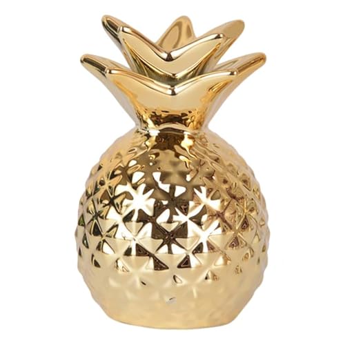 Ananas Tirelire, Tirelire Ananas Cochon Déco, Ananas Coin Tirelire, Ananas Boîtes Décoratives, Céramique Ananas Tirelire, Modern Résine Décoration Ananas,...