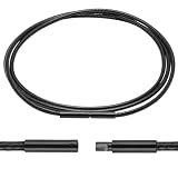 Luxeu Gewachste Baumwollkordel Kette, 2mm Halskette Schnur Männer, Wachs Kette Schwarz, mit Box und PVC-Tasche, für DIY Anhänger, Handwerk (Lang 60cm)