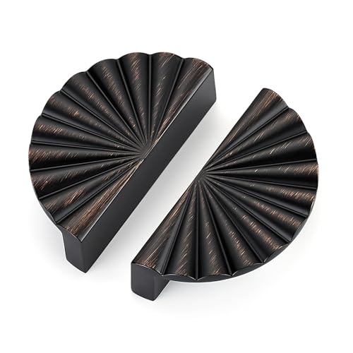 Poignées de cuisine bronze huilé 7,6 cm CC alliage zinc pour commode - 2