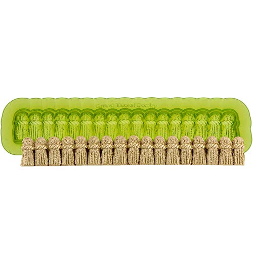 Marvelous Molds Grand Tassel Silicone Cake Border Mold Cake Decorating Fondant Gum Paste Icing