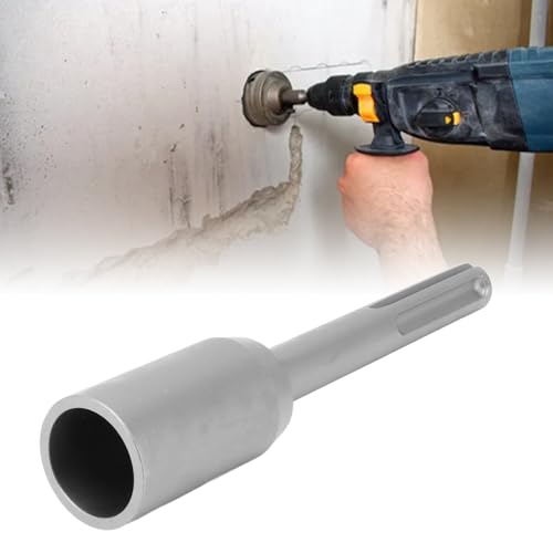 Driver per Pali per Terra Profonda, Driver per Pali a T, Driver per Chiodi da Terra Professionale, Driver per Pali a T SDS-Max, per L'inserimento di Pioli di Legno Martello (30 mm)