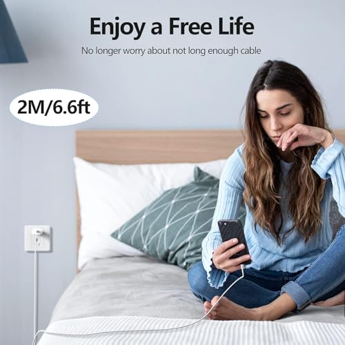 Schnellladegerät, kompatibel mit Google Pixel 9 9Pro XL/ 8 8a/ 7 7a/ 6 6a/5 5a/4 4a 4 XL/3 3a XL, Netzteil, Typ C, Ladegerät USB C mit 2 m Kabel