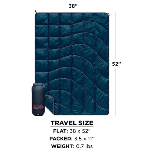NANOLOFT PUFFY "TR" - BLACK ブランケット【 平面 】:97 x 132 cm 【 パック 】:9 x 28 cm [4]