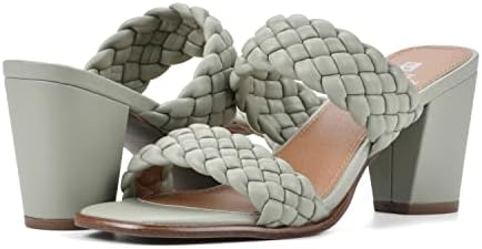 WHITE MOUNTAIN Women's by Far Block Heel, Sage/Smooth, 7 M | Image 1