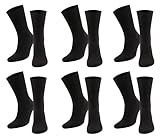 SIMALA Diabetic Socks For Men - Ideal Socks For Swollen Legs, Extra Wide Diabetic Socks Made From 100% Cotton - Image 1