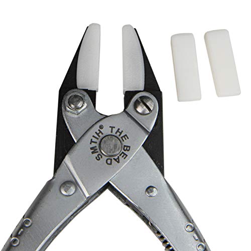 The Beadsmith Parallel Pliers – Double Nylon Flat...