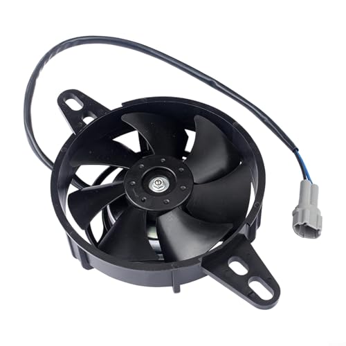 Bordfly Ventilador de refrigeración para motocicleta para ATV, 12 V, termoeléctrico de alto rendimiento, para motores refrigerados por agua de 150 cc a 300 cc