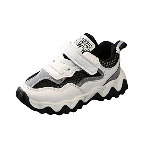Shan-S Toddler Infant Kids Baby Girls Boys Shoes Breathable Mesh Sports Casual Fashion Washable Athletic Sneakers Running Walking Casual Shoes