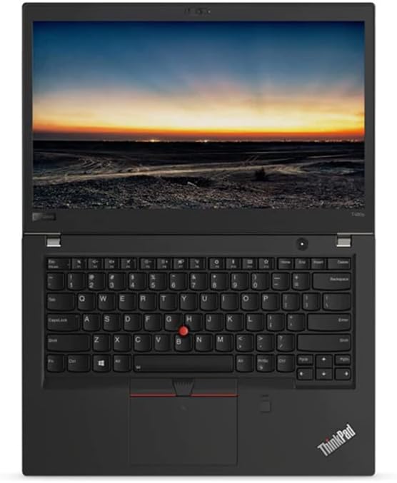 LENOVO ThinkPad T480S 14"" FHD, Core i7-8550U 1.8GHz, 16GB RAM, 500GB M.2-NVMe, Windows 11 Pro 64Bit, CAM, No Touch,, Black (Renewed)