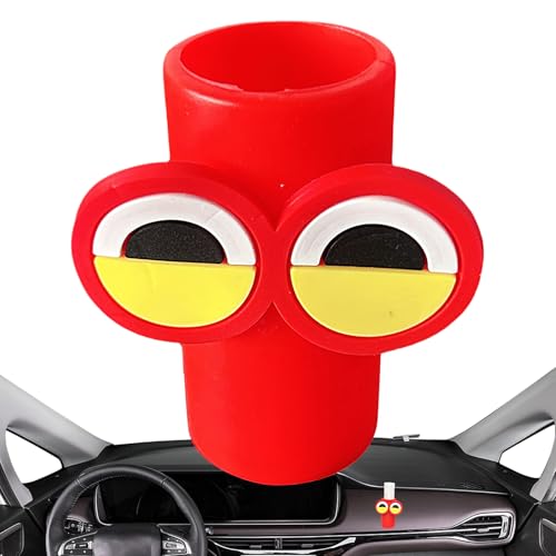 Generisch Soporte para pintalabios para coche, aislado para pintalabios, diseño de dibujos animados, organizador de coche con llavero para mujer, rejilla de ventilación, exterior y senderismo