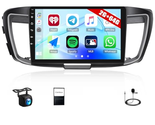 CAMECHO Car Radio Stereo for Honda Accord 2013-2016