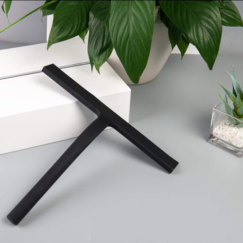 IMEEA Shower Squeegee Silicone Window Squeegee Glass Wiper with Hanging Hook for Bathroom Mirror Shower Door Car Glass Cleaning, 9-Inch - Image 2