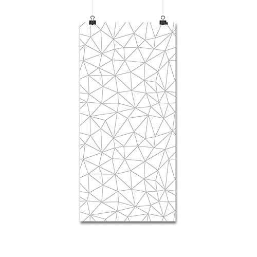 Papier peint géométrique 290x290cm pour masquer les défauts - 3