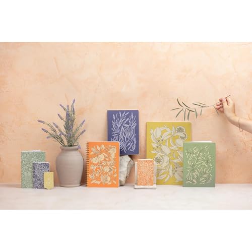 Clairefontaine 116360C - Korrespondenzset - Schreibset Jardin des Sens, 8x Einzelkarten 11x15,5 cm sortiert und 8x Umschläge Pollen C6 naturweiß, 1 Set