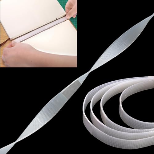heyous 20PCS 3 Point Positioning Design 12mm Resin Hot Melt Binding Adhesive Strip 86-100 Sheet Capacity Suitable for Albums Images Files Book Repair by heyous - Used condition - Image 4