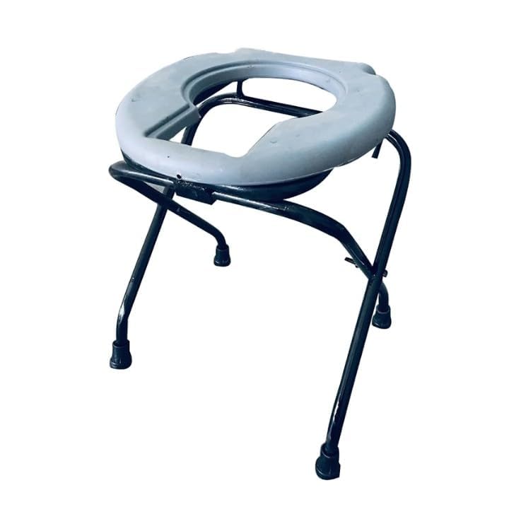 Image of Aamon Portable Lightweight & Folding Temporary Commode Toilet Seat for Adult & Seniors (Pack of 2)