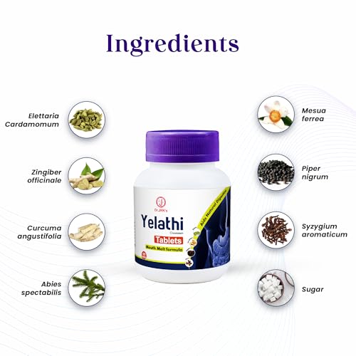 Image of Yelathi Chooranam Tablet 60 no's Pack of 2