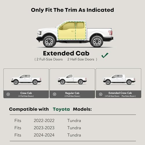 Estribos laterales para Toyota Tundra 2022-2026 miniatura 2