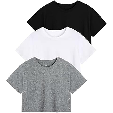 Star Vibe 3 Pack Cotton Crop Tops Cover