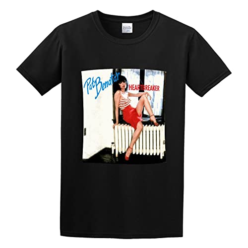 Photo de Pat Benatar If You Think You Know How to Love Me Pat Benatar Unisex 100% Cotton Short-Sleeve T-Shirts Black M