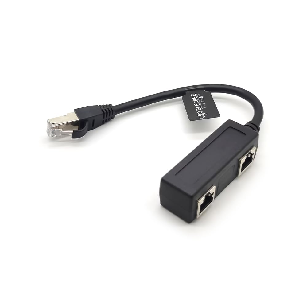 Prise Ethernet Double,1 Pièces Repartiteur Cable Ethernet