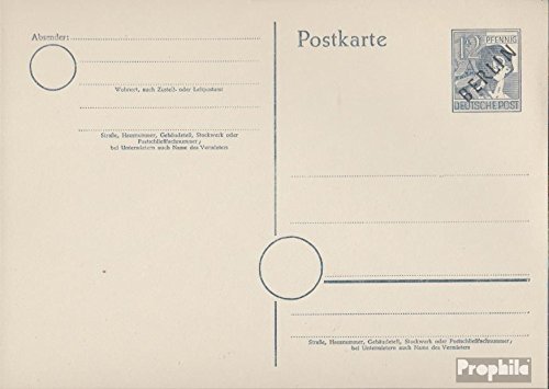 Carte postale Berlin West 1948 P2b Semeur authentique pour album incomplet