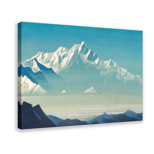 Nicholas Roerich Mont des cinq trésors toile suspendre inspiration évasion