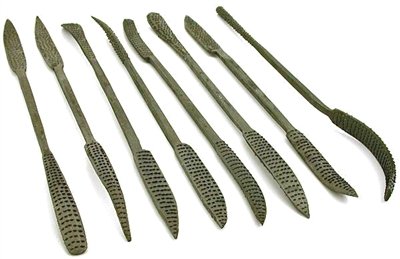 Bundle - Rasps Files For Wood And More. 8-Piece Heavy Wood Rasp Riffler File Set & 10-Piece Riffler Needle File Set #TOP2