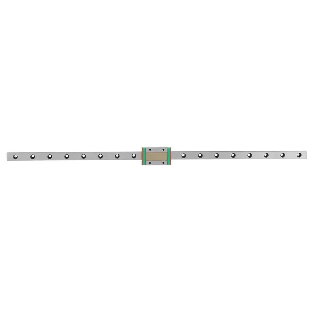 ZAWELIYO MGN12H Miniature Linear Rail 450mm Length 12mm Width Slide Block for Automatic Equipment