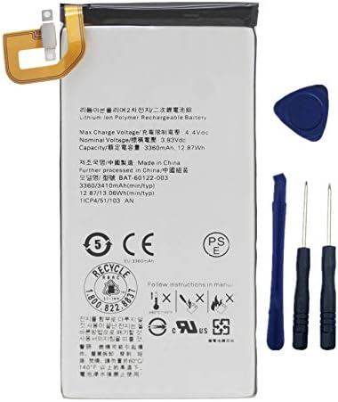 YNYNEW Replacement 3.83V 3360mAh BAT-60122-003 Battery for BlackBerry PRIV STV-100