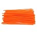 Produktbild 72 x Radspeichen-Abdeckungen, universal, für Motocross, Motorrad, Dirt Bike, Enduro-Räder, Speichenabdeckung, 17 cm, Blau/Schwarz/Rot/Orange Orange