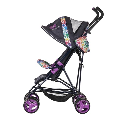 Daisy Chain Silla de Paseo para muñecas Zipp Zenith - Recomendado para niños de 6 a 13 años. Asas Ajustables de 89 a 95 cm (Rainbow Hearts)