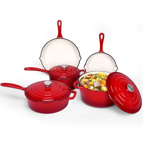 QuliMetal 5-Piece Cast Iron Set